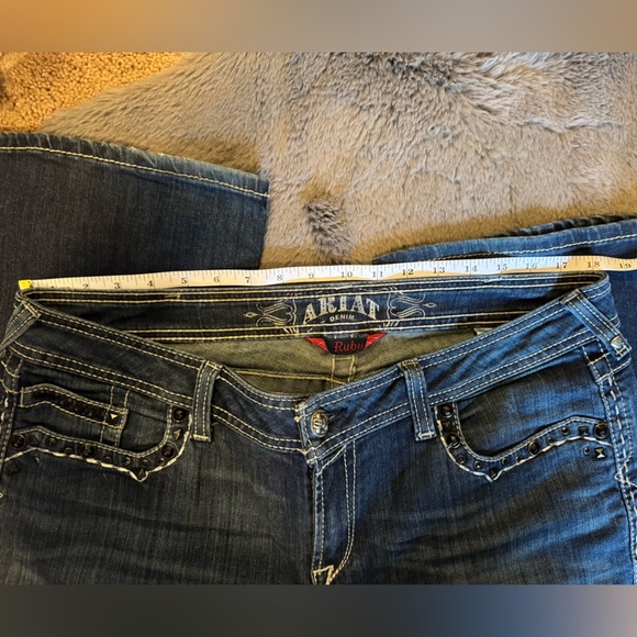 Ariat Blue Embellished Women's Jeans - Picture 12 of 16